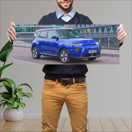 Cuadro 30x80cm Auto 2019 Kia E Soul Auto 190