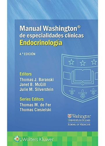 Libro Manual Washington De Endocrinologia 4ed.