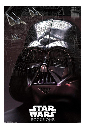 Póster De Pared De   Wars: Rogue One  Sith Lord, 22.37...