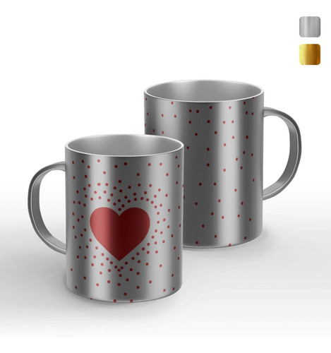 Taza Personalizada Corazón Modelo Espejo