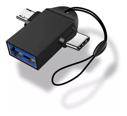 Adaptador Lector Convertidor Usb 2 En 1 Tipo C - Micro 