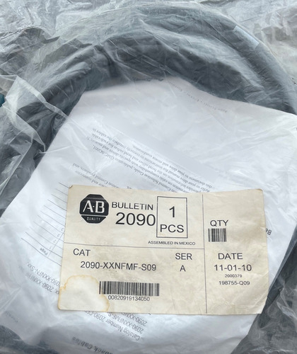 Cable Para Servomotor Allen Bradley 2090-xxnfmf-s09 Ser A