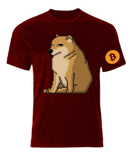 Polera Roja 2 Doge4 Btc Izq