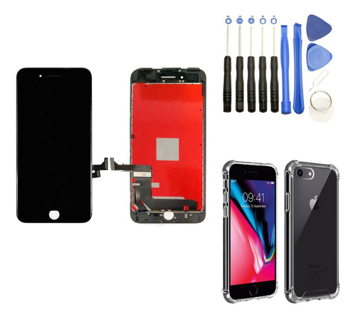 Pantalla Para iPhone 8+ Carcasa Transparente +kit De Desarme