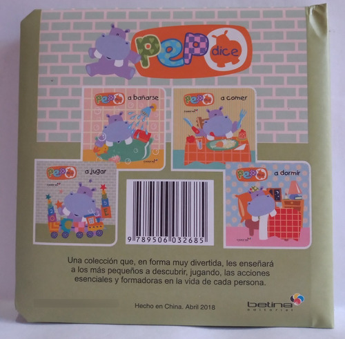 ** Pepo Dice A Jugar ** Libro Didactico Niños Juego Betina