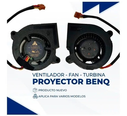 J0833 Fan Turbina Viewsonic Pjd5134 4,9 X 2,1 X 4,9cm