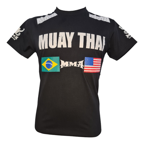 Camisa Muay Thai Boxe Thailandes Jiu Jitsu Treino Mma Luta