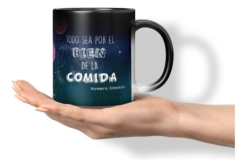 Taza Magica Cambia Color Los Simpson 3 - 11 Onzas