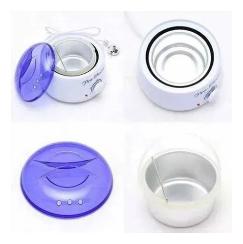 Olla Calentadora De Cera + Cera Elástica De Regalo