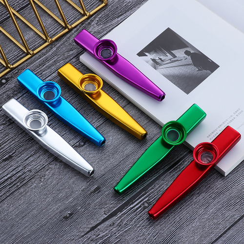 Kazoo De Aleación De Aluminio 6pcs Para Niños.adultos Prin