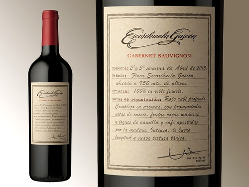 Escorihuela Gascon Cabernet 2016