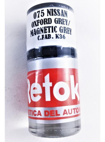 Pintura  Retoke Nissan Oxford Grey Magnetic Grey C. Fab. K36