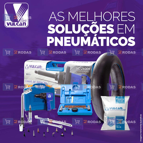 Câmara Ar Vulcan Bor Automóveis Aro 13 14 165/70r14 185r14