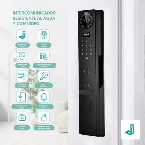 Cerradura Inteligente Wifi Digital Reconocimieto Facial App