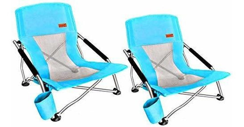 Silla Plegable Baja Para Playa Campamento Ultraligera