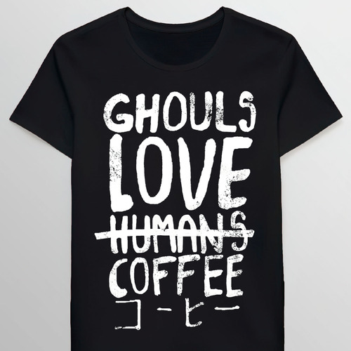 Remera Ghouls Love Coffee 13953876