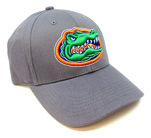 Gorra Ajustable Ncaa Mvp Gris Universidad Florida Gators