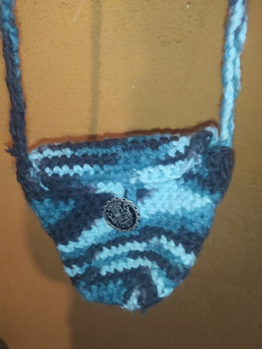 Cartera Rústica Crochet 