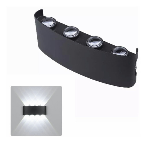 Lámpara Led De Pared Moderna De Luz Cálida 8w Para Exterior