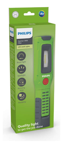 Lanterna Led Philips Xperion 3000 Pilar Recarregável 500lm 