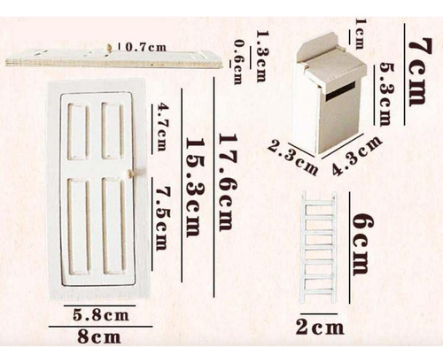 Muebles De Casa De Muñecas A Escala 1:12, Estilo A