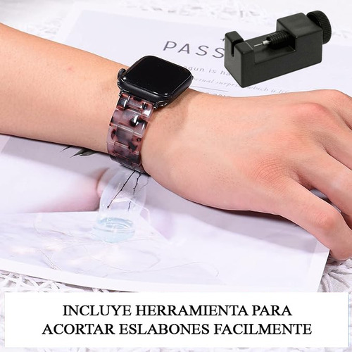Correa Para Apple Watch Malla Adaptable Oscuro | 38mm A 44mm