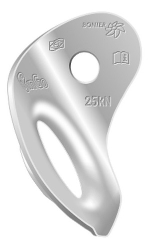 Imagem 1 de 3 de Chapeleta Inox Pingo 25kn - Bonier - Rapel Escalada