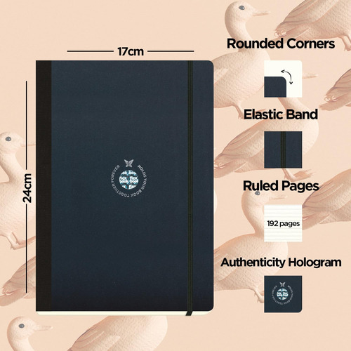 Libreta Apuntes Lineal Flexbook Notebook 194 Pags, 13x21 Cm