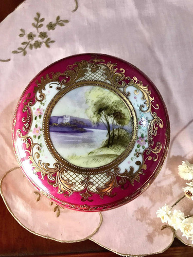 Imagen 2 de 10 de Antiguo Alhajero Porcelana Noritake