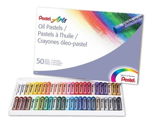 Gises Pastel Oil Pentel Con 50 Piezas