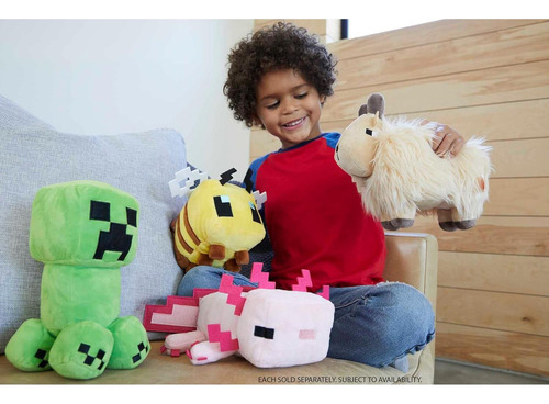 Peluche Abeja 20 Cm Mattel Minecraft Muñeca Suave
