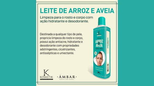 Imagem 3 de 3 de Loção De Hidratação Facial Kosmetik - Leite De Arroz 290ml