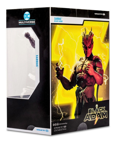 Black Adam Figura Mega Sabbac Mcfarlane Dc Multiverse