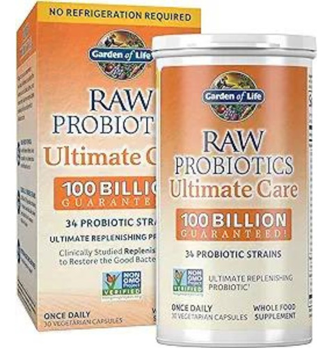 Probioticos Mujeres Y Hombres 100 Billones De Cfu 30 Cap
