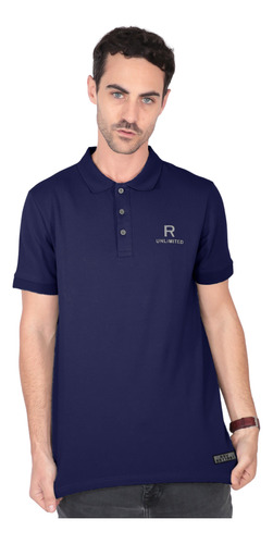 Playera Polo Hombre Con Botones Roosevelt A197