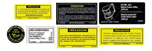 Calcomania Precaución Cara E Vaca Aveo