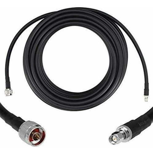 Cable De Extension Coaxial De Baja Perdida De 100 Pies (50 O