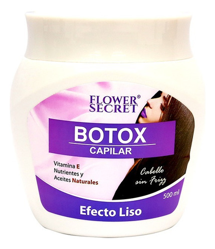Botox Capilar Efecto Liso Flower Secret 500 Ml