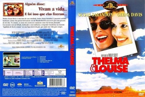 Dvd Thelma & Louise Com Susan Sarandon E Geena Davis