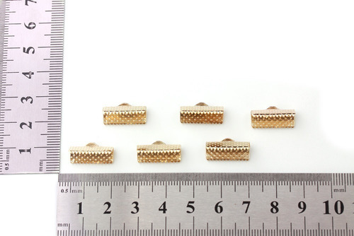 Imagen 2 de 2 de Pirañas Terminales Cierre Cocodrilo 1,6 Cm X 1 Kg