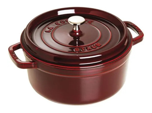 Cacerola Staub Cocotte Redonda Hierro Fundido 22cm 5onzas