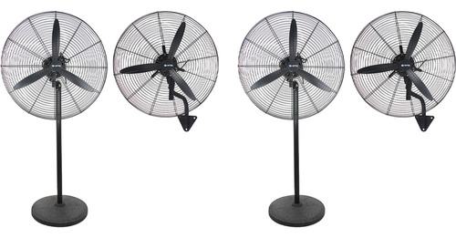 Combo X2 Ventilador Pie Industrial Vitta 30 Aspas Plasticas