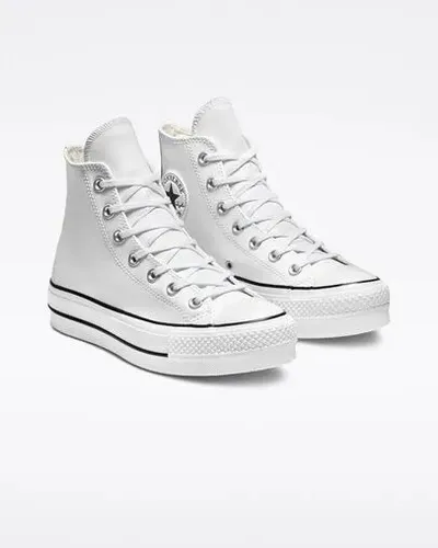 Tenis Converse Bota Plataforma Dama Piel All Star Lift Mujer
