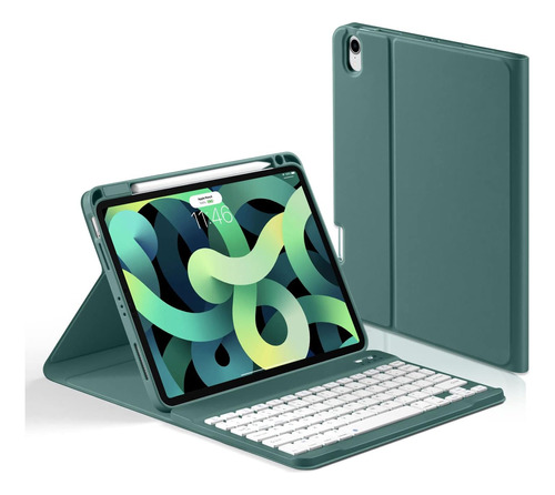 Estuche Para Teclado Leijue Con Portalápices Para iPad Air F