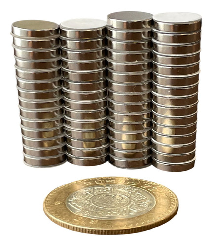 20 Imán Con Adhesivo Neodimio 10mm X 3mm Pegamento 3m Disco