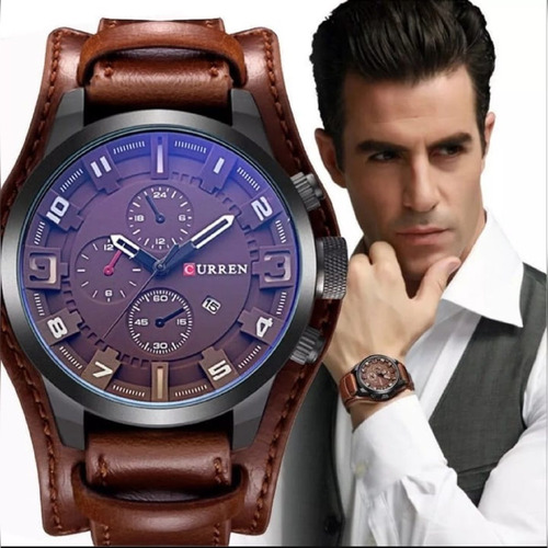 Relógio Curren 8225 Masculino Promoção (c/nf).