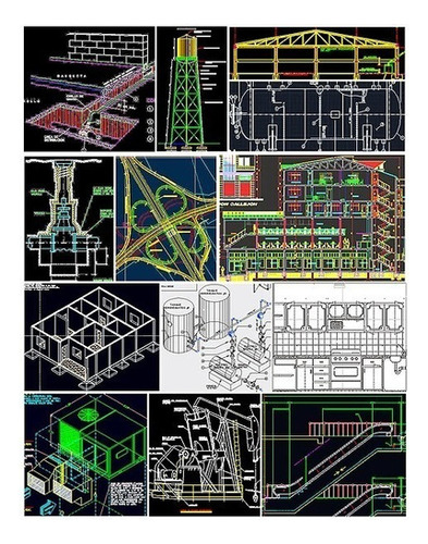 4300 Planos Dwg Full  Arquitectura & Ing Civil