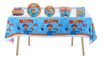 Comprar Kit Fiesta Blippi Platos Y Vasos Desechables 57pcs