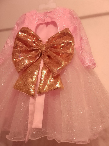 Vestido De Fiesta Bebe Nena Cumpleaños Bautismo