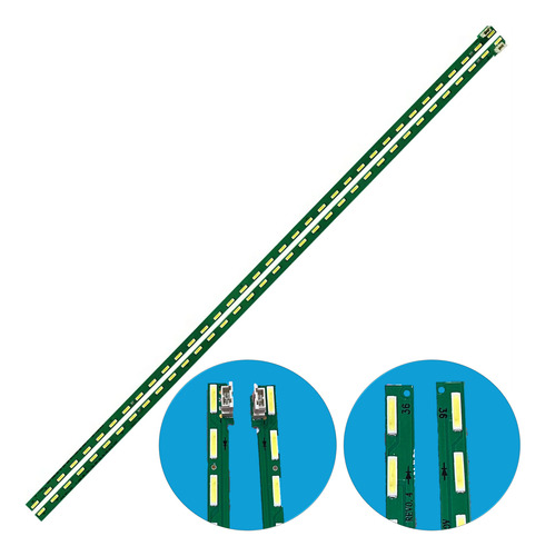 2 Tiras De 36+36 Leds Compatible Con 43lh5800 43lh5800ud